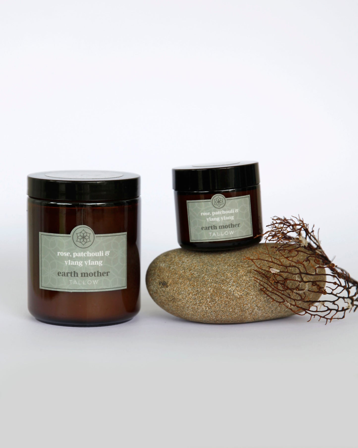 ROSE, PATCHOULI and YLANG YLANG TALLOW 50ml